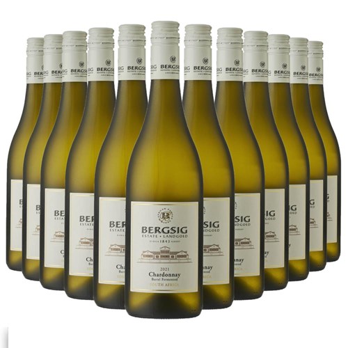Case of 12 Bergsig Estate Chardonnay 75cl White Wine